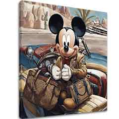A kép a vásznon - Mickey Mouse on Vacation (Mickey egér a vakáción) | különböző méretek