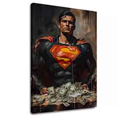 Kép SUPERMAN: Money Man | Akril részletek